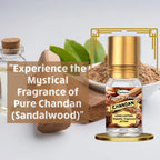 Herbexo Pure Sandalwood Attar | Natural Chandan Ittar for Pooja & Personal Use | Alcohol-Free, Long-Lasting Woody Fragrance | Skin-Friendly Perfume Oil