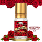 Herbexo Natural Rose Attar for Pooja & Personal Use | 100% Pure Rose Ittar Perfume Oil | Alcohol-Free, Long Lasting Floral Fragrance for Men & Women