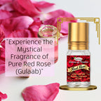 Herbexo Natural Rose Attar for Pooja & Personal Use | 100% Pure Rose Ittar Perfume Oil | Alcohol-Free, Long Lasting Floral Fragrance for Men & Women
