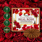 Real Rose Herbal Dhoop Cones for Pooja, Floral Calmness & Spiritual Upliftment – Natural Rose Petal Fragrance – Low Smoke, Charcoal-Free Dhoop Cones for Daily Devotion & Meditatio