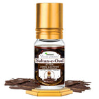Sultan-e-Oud Attar | Rich & Long Lasting Oudh Ittar | Majestic Oriental Woody Fragrance | Alcohol-Free Natural Perfume Oil | 6m