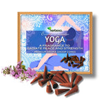 Yoga Herbal Dhoop Cones for Inner Balance & Calm – Natural Fragrance of Herbs & Flowers – Low Smoke, Charcoal-Free Herbal Dhoop Cones for Yoga, Meditation & Daily Pooja (Yoga)
