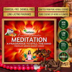 Calming Meditation Incense Dhoop Cones - Herbal Aroma for Focus & Stress Relief - Herbal Dhoop Cones Pack (Meditation)