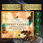Sweet Vanilla Aroma Dhoop Cones - Natural Warm Fragrance for a Comforting Aroma (Vanilla)