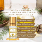 Zarqaan Attar for Men – Long Lasting Pure Attar Perfume – 100% Natural, Alcohol-Free, Exotic Oriental Woody Musk Fragrance – Roll On Bottle – 6ml