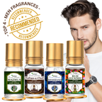 Top 4 Men Fragrances Attar (Pack of 4) Mazmua, Sultan-e-Oud, Shahzaad & Ruh Javadhu
