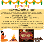 Hawan Sugandh Dhoop Cones (Pack of 2) Made with Havan Samagri Fragrances | Pure & Sacred Havan Dhup for Pooja, Meditation, Aura Cleansing & Positivity